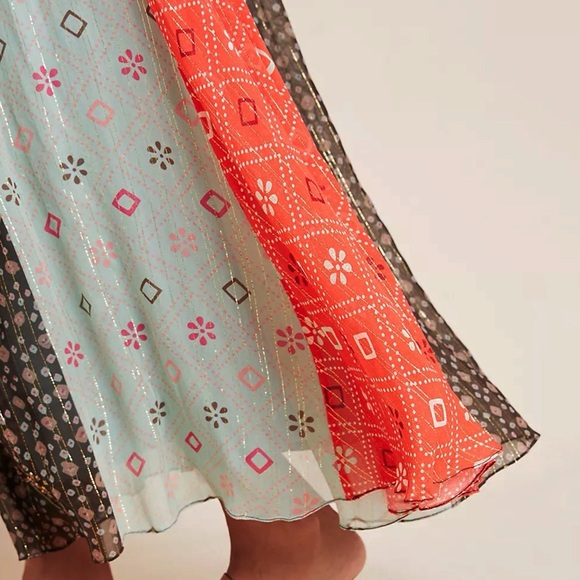 Anthropologie Verb Bohemian Gypsy Maxi Skirt - Picture 4 of 7